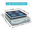 thumbnail image 4 of Laboratory Use LCD Digital Orbital Shaker 70-400RPM SK-O330-M Oscillator For Mixing Included Sticky Pads Lab ,Easy to Use, 4 of 7