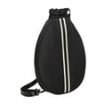 thumbnail image 3 of Bolsa de tenis, bolsa de bádminton, impermeable, ajustable, con correa para el hombro, para jugadores negro, 3 of 9