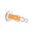 thumbnail image 5 of Gender X Orange Dream Clear Beaded Plug Vibe, 5 of 5