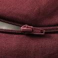 thumbnail image 4 of Node Fitness Zafu Meditation Cushion, 15" Round Buckwheat Yoga Pillow with Organic Cotton Cover - Burgundy, 4 of 7