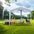 thumbnail image 4 of Patiojoy 10 X 10 FT Pop up Canopy Tent w/ Portable Wheeled Bag 8 Stakes 4 Wind Ropes, 4 of 10