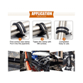 thumbnail image 3 of Cable Clamp Assortment Kit Stainless Steel Rubber Coated Cushioned Insulated Cable Clamp Automotive Wire Pipe Clamp, 3 of 7