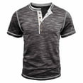 thumbnail image 4 of Hvyesh Men’s Henley Shirts Short Sleeve Athletic Button Tee Shirts Summer Lightweight Basic T Shirts, 4 of 9