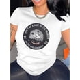 thumbnail image 1 of Camiseta De Mujer Activewear Tops Simples De Verano Para Viajes De MochileroWomen'S Casual Sportswear T-Shirt with Round Neck And Letter Pattern, Polyester Material, Medium Stretch for All SeasonsFa, 1 of 6