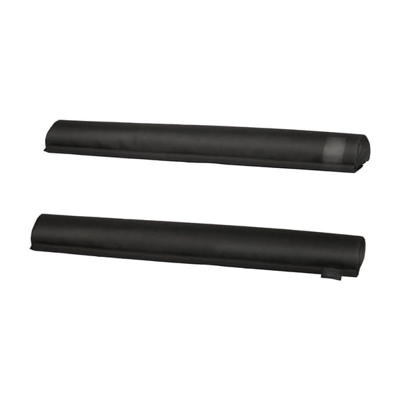 Soft Roof Rack Pads 28", Universal Car Roof Rack Carrier for Kayak SUP Surfboard, 88lbs Capacity with Tie Down Straps - Protects Vehicle & Gear