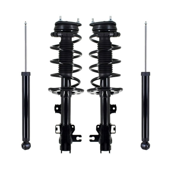 Set 4 Front Quick Complete Strut-Coil Spring-Rear Shock For 2017 2018 Mazda CX-5