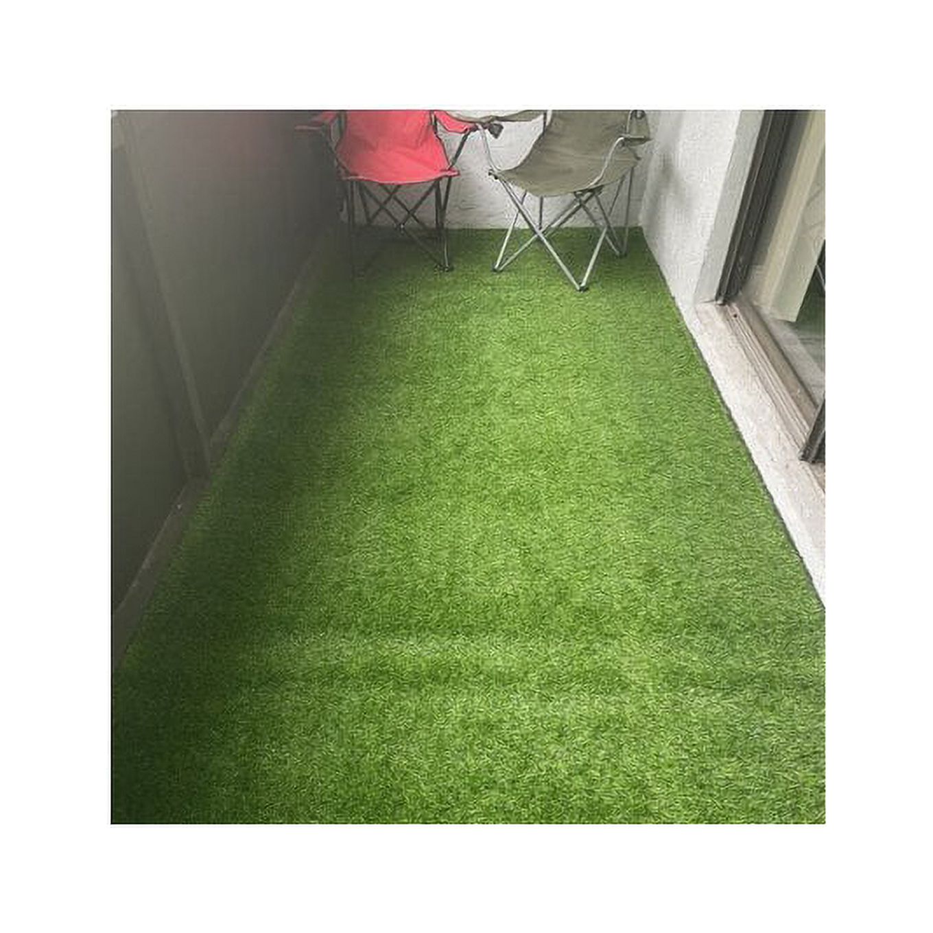 Qpets Professional Dog Grass Mat 3' x 6.6 inch, Artificial Turf Has Drainage, Green