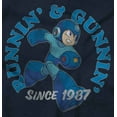 thumbnail image 2 of Mega Man Video Game Runnin and Gunnin Crewneck T Shirts Boy Girl Teen Brisco Brands L, 2 of 6