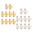 thumbnail image 4 of ULTNICE 20pcs Tiny Figurines Resin Mini Chicken Statue for Interior Decor in Dollhouse, 4 of 8
