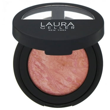 Laura Geller Baked Blush-N-Brighten, Pink Buttercream, 0.16 oz (4.5 g)