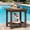 COFFEE, variant on Cobiod 14 x 18.4 Inch Double Tier All Weather Patio End Table HDPE Outdoor End Table for Porch Lawn Poolside Fire Pit Durable Fits Adirondack Chairs,white