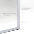 thumbnail image 4 of KOSSMAI Arch Wall Mirror with Metal Frame 24"X36" For Bathroom, Dining Room, Living Room, Entry Silver, 4 of 5