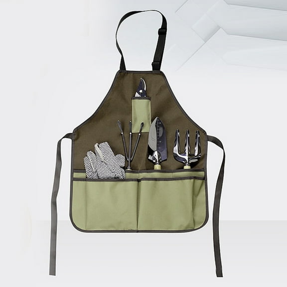 Clearance! Plertrvy-Garden Work Apron Outdoor Camping Thickened Oxford Cloth Gardening Tools Multifunctional Storage Apron-Outdoor Camping Thickened Cloth Gardening Tools Multifunctional Storage Apron