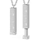 thumbnail image 1 of Colgante retráctil con forma de palo estéreo, nombre grabable para bricolaje, collar de doble diamante para el Día de la Madre y Acción de Gracias, 1 of 6