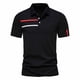 thumbnail image 1 of Camiseta de manga corta informal de moda de verano, camiseta ajustada con solapa superior para hombre Pompotops  oipoqjl44556, 1 of 1