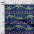 thumbnail image 1 of oneOone Polyester Lycra Fabric Leaves & Floral Artistic Print Fabric BTY 56 Inch Wide, 1 of 4
