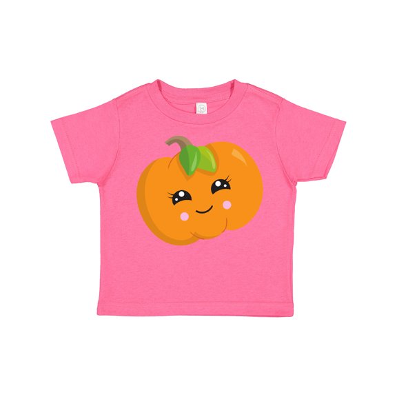 Inktastic Smiling Pumpkin, Halloween, Orange Pumpkin Boys or Girls Toddler T-Shirt