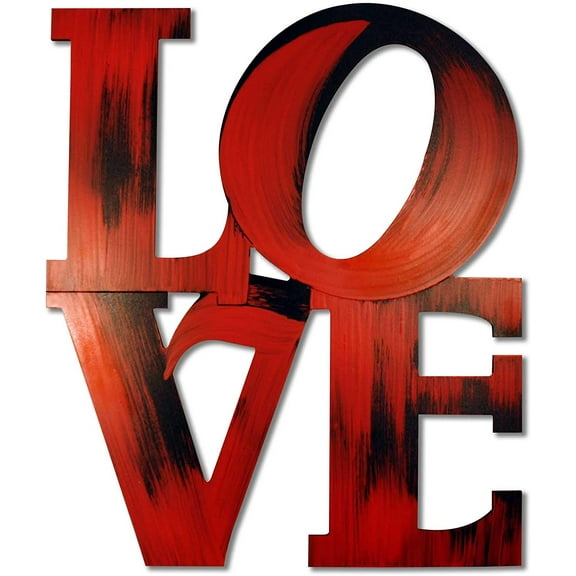 Letter2Word Stacked Love Decorative Wall Inspirational Quote Decal Display