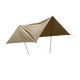thumbnail image 4 of Toldo rectangular para sombra de sol, portátil, resistente a la lluvia, indecolorable, 9,8x9,8 pies, toldo para exteriores para acampar, color caqui, 4 of 5