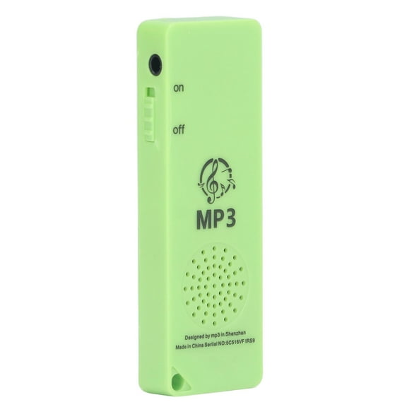 MP3 Player Lossless Sound Quality Multifunctional Portable Support 64GB Memory Card Mini MP3 for Students Green