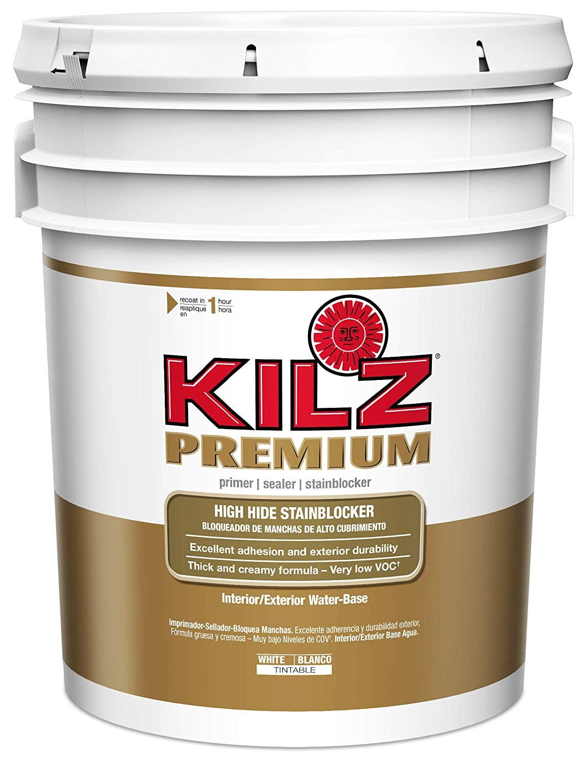 KILZ Premium HighHide Stain Blocking Interior/Exterior