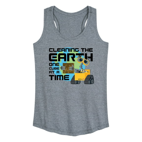 Wall-E - Cleaning The Earth - Women's Racerback Tank Top