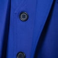 thumbnail image 7 of Mens Casual Blazer Slim Fit Suit Jacket Lightweight Knit Sport Coat Two Button Blazer Jacket Blue XXL, 7 of 7