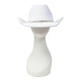 thumbnail image 6 of Justice Girls Cowboy Hat, White, 6 of 8