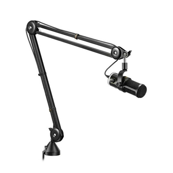 Deity Microphones VO-7U Dynamic Supercardioid USB Streamer Microphone with Boom Arm, Black