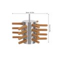 thumbnail image 2 of POPETPOP Stainless Steel Poultry Plucker Machine with Rubber Fingers Portable Khaki Chicken Plucker, 2 of 8