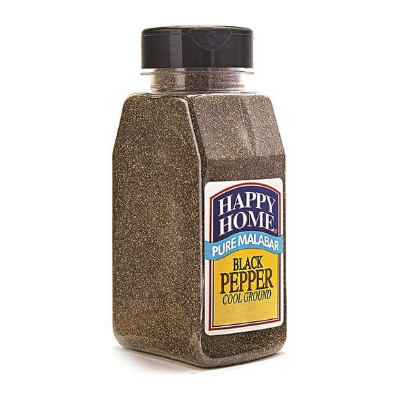Happy Home Pure Ground Malabar Black Pepper, 16 oz