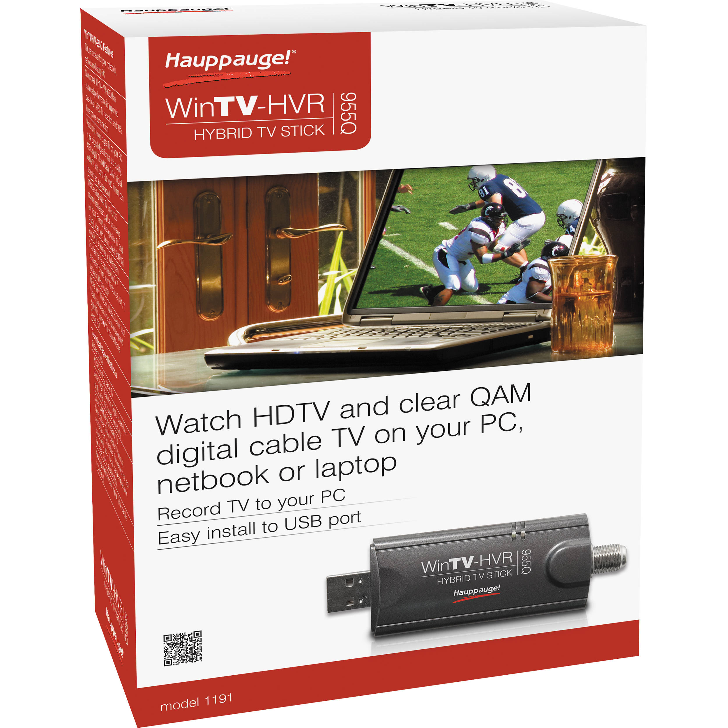 Hauppauge WinTV-HVR-955Q Hybrid (ATSC/NTSC/QAM) TV Tuner, Black - image 2 of 2