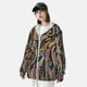 thumbnail image 3 of Balery Watercolor Romantic Paisley Sudadera ligera de manga larga con capucha y protección solar UPF 50+ para hombre y mujer, ideal para pesca y running-Medium, 3 of 7