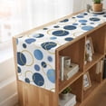 thumbnail image 6 of Table Runners 70 Inches Long Dress Scarves, Blue Polka Dots Farmhouse Coffee/Dining/Kitchen Table Decor, Holiday Table Runner, Modern Abstract Art 13x70 Inch, 6 of 9