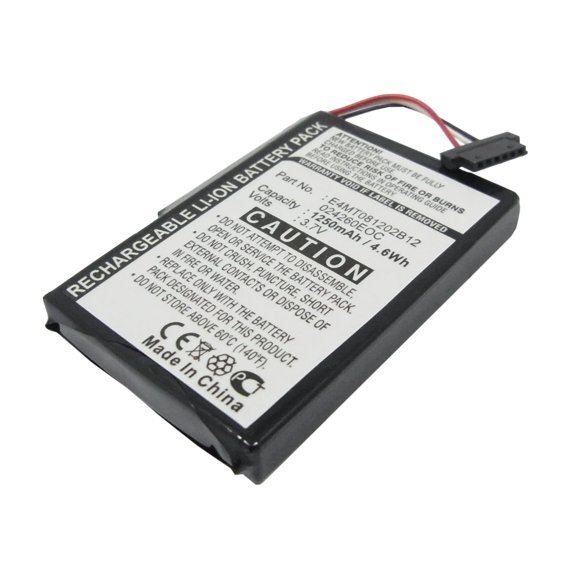 Batteries N Accessories BNA-WB-L4121 GPS Battery - Li-Ion, 3.7V, 1250 mAh, Ultra High Capacity Battery - Replacement for CLARION 027260EOC Battery