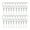 Silver, variant on MasteelfCA 20pcs Dual Swivel Hooks Wind Chimes Twisters Garden Swivel Hooks Clips