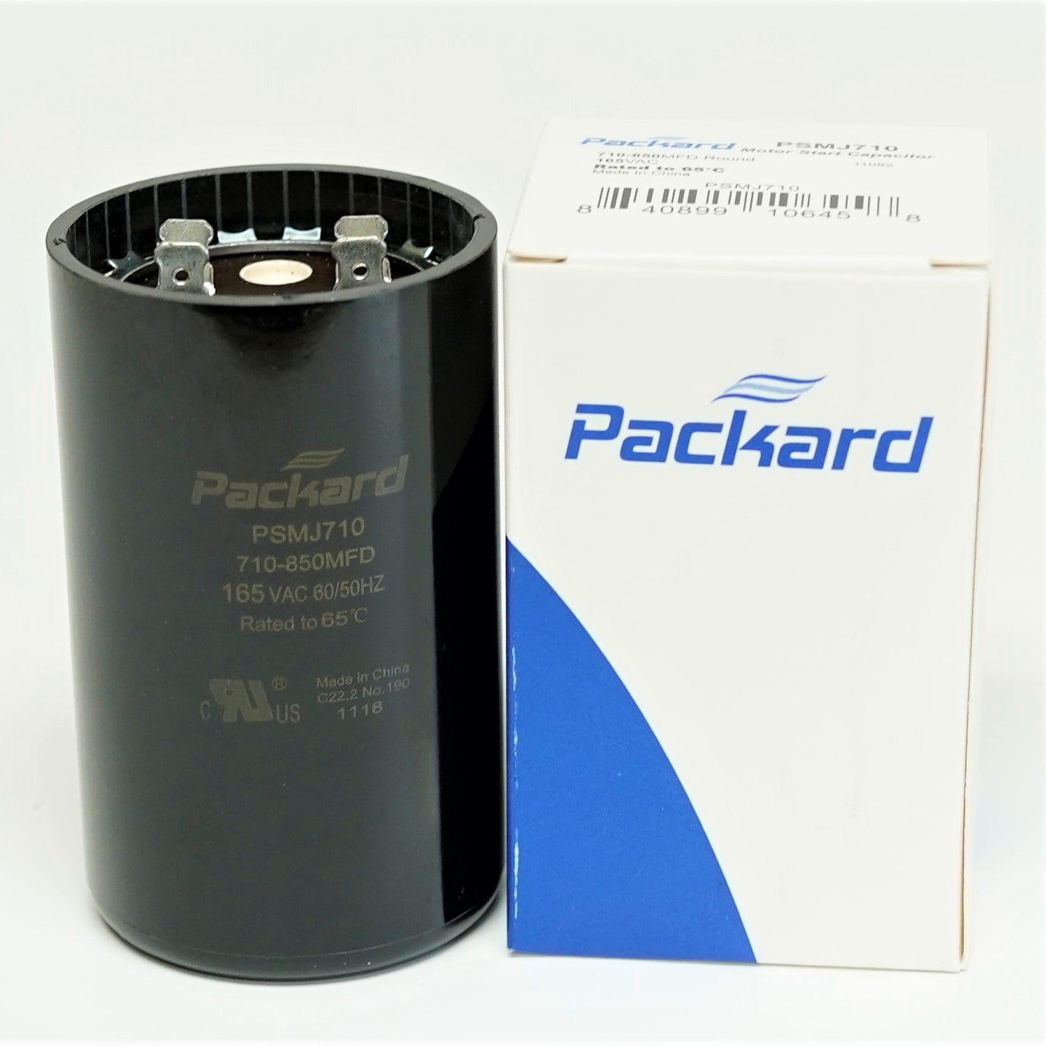PACK 5 USA 710-850 MFD uF Electric Motor Start Capacitor 165V HVAC 165 vac v 
