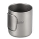 thumbnail image 5 of Taza de té 450ml Copa de doble pared de titanio taza de té de café taza de café taza con manipulable, 5 of 7