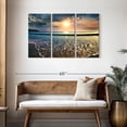 thumbnail image 3 of Elephant Stock Large Sunset Wall Art - Beach Multi Panel Canvas - 45" x 28", 3 of 8