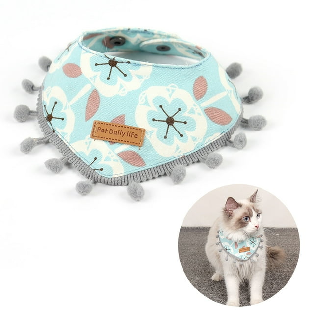 Collier pour Chat Mode Créative Collier pour Animaux de Compagnie Bib Pet Costume