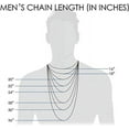 thumbnail image 3 of PORI JEWELERS Sterling Silver 3.4mm diamond cut rope chain necklace- Made In Italy, 3 of 7