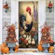 thumbnail image 4 of Cubierta de Puerta de Acción de Gracias de 35 X 78 Pulgadas - Decoración de Puerta y Pared para Acción de Gracias - Decoración para Fiestas de Festivales, 4 of 6