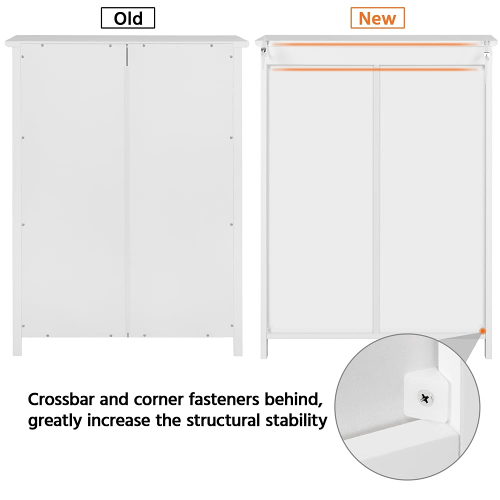 Alden Design Bathroom Cabinet Toilet Medicine Kitchen Laundry Storage Organizer