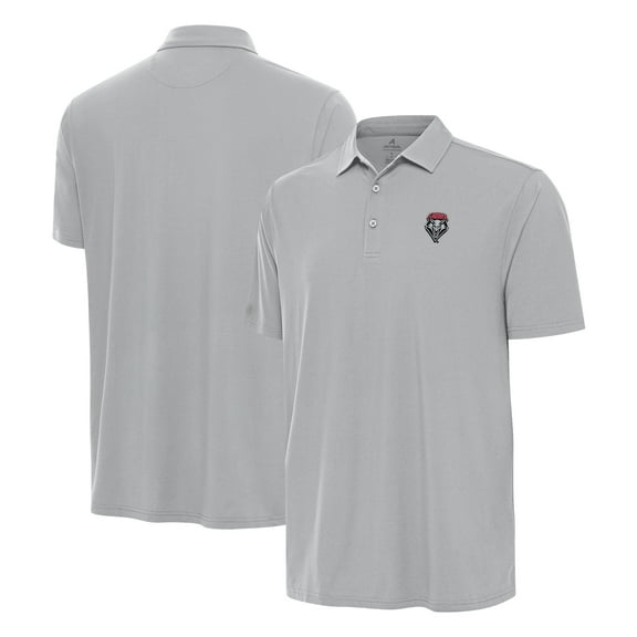 Men's Antigua Gray New Mexico Lobos Era Polo