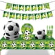 thumbnail image 4 of Billuyoard Juego de vajilla para fiesta de fútbol de 82 piezas, platos de cumpleaños con temática de fútbol de un solo , servilletas, mantel, Kits de decoración para fiestas, 4 of 6