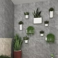 thumbnail image 5 of Waterproof Plastic Marble Tile,12pcs Self Adhesive Marble Tile for Wall,QZS Waterproof Shower Wall Panels,Back Splash Stick on Sheets,Gray, 5 of 6