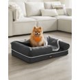 thumbnail image 2 of Cama Ortopédica para Perros, Sofá, Cama para Mascotas, Funda Extraíble y Lavable, 76 x 51 x 18 cm, Gris Oscuro, 2 of 5