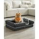 thumbnail image 2 of Cama Ortopédica para Perros, Sofá, Cama para Mascotas, Funda Extraíble y Lavable, 76 x 51 x 18 cm, Gris Oscuro, 2 of 5