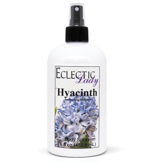 Hyacinth Body Spray, Eclectic Lady, Hydrating Mist, Unisex, 16 oz