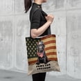 thumbnail image 4 of Freedom Paws Patriotic Labrador Retriever Vintage Memorial Day All Over Print 3D Canvas Tote Bag Lab Dog Lover Gifts Reusable Handbag - 12006, 4 of 5